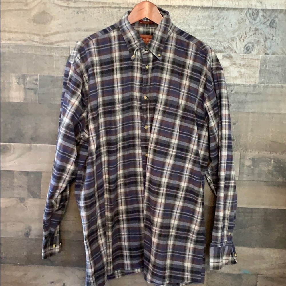 Nice Cotton Works Flannel Long Sleeve Shirt